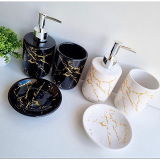 KIT CONJUNTO BANHEIRO 3 PEÇAS CERAMICA em Oferta na Shopee