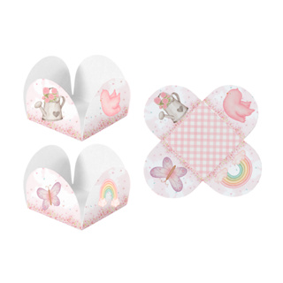 Forminhas 4 Pétalas Jardim Encantado Festas Aniversários em Oferta na Shopee