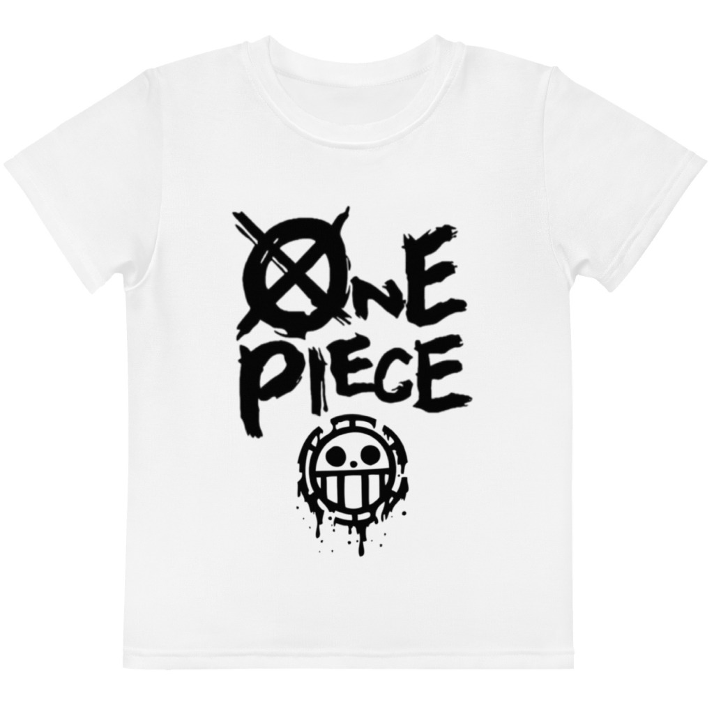 Camiseta Anime Seriado One Piece Luffy 2025 Serie Japones Camisa Infantil Blusa 100% Algodão Infantil Menino Menina