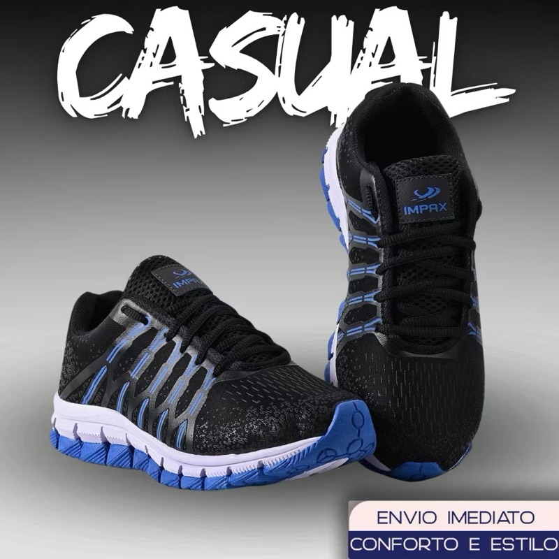 Tênis Masculino E Feminino Esportivo Caminhada Academia Frete Gratis Envio Imediato Moda