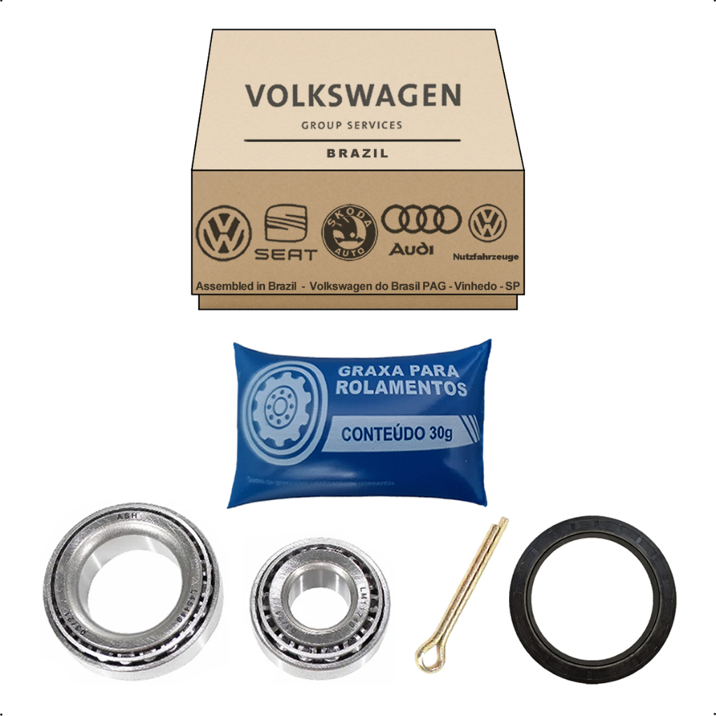 Kit rolamento traseiro original Volkswagen para Golf MK3 GL GLX e GTI