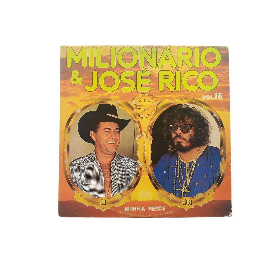 Lp Disco Vinil Milionário & José Rico Vol. 15 Minha Prece Usado Conservado