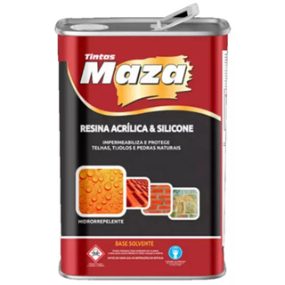 Resina Acrilica 5L Impermeabilizante Alto Brilho Maza em Oferta na Shopee