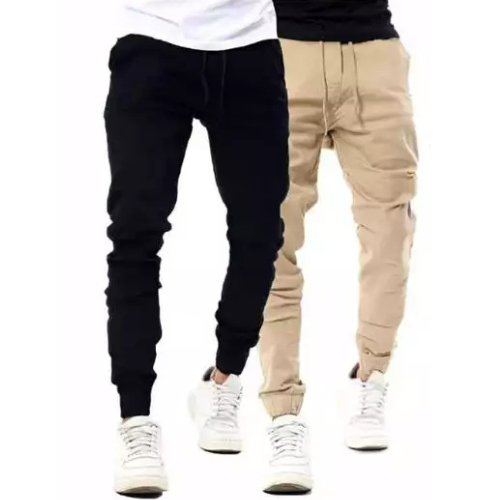 kit 2 ou uma Calça Jogger Masculina Punho Elastico Jeans Sarja Premium Tamanho Aleatorio Valor Menor em Oferta na Shopee