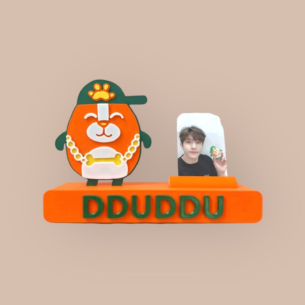 Base photocard versão mascote Dduddu- Jin Jin Astro Kpop