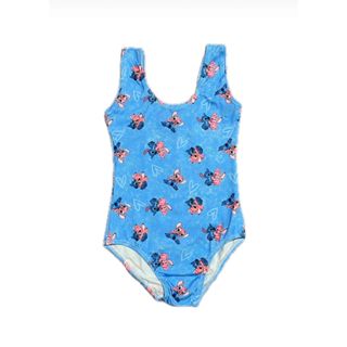 Body Maiô infantil para meninas com estampas do Stich e outros personagens em Oferta na Shopee