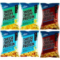 Kit 6x Salgadinhos Proteico Shark Pro - Snack 50g
