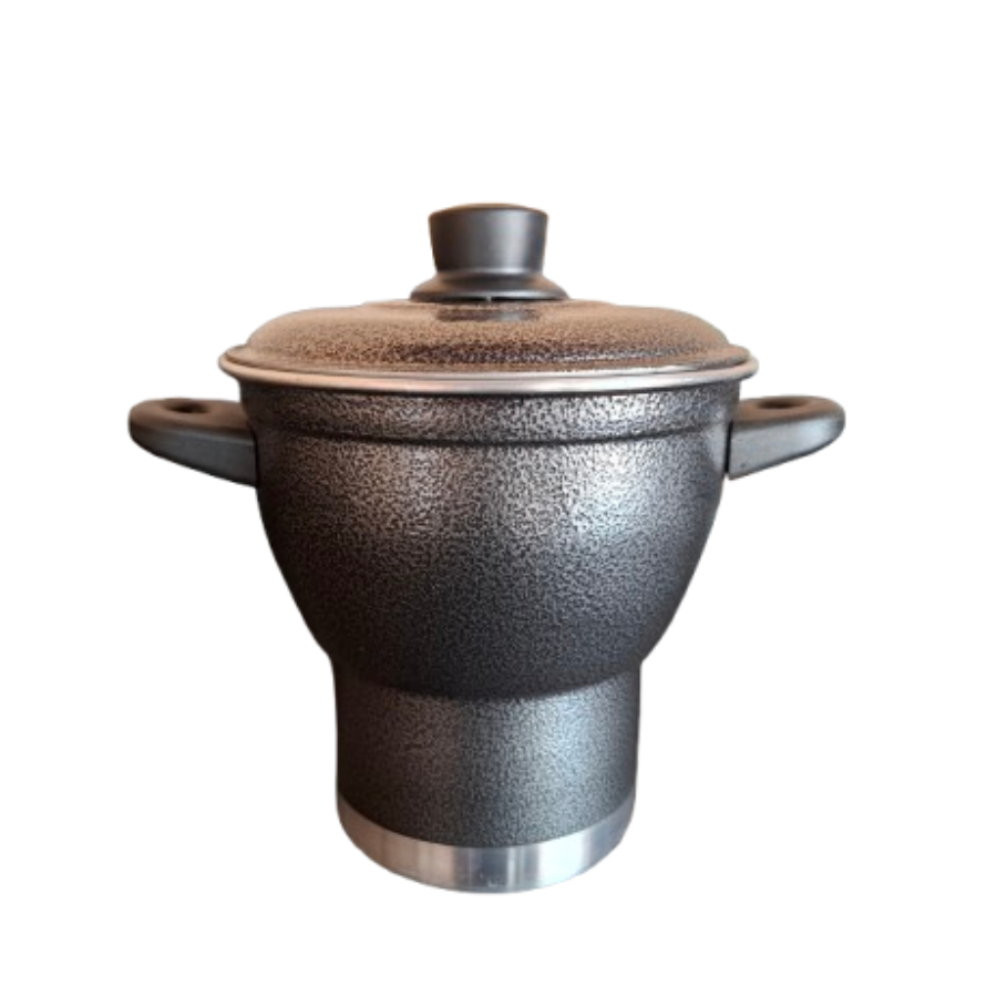 Cuscuzeira de Alumínio N°16CM Cuscuz Nordestino Fácil Rápido