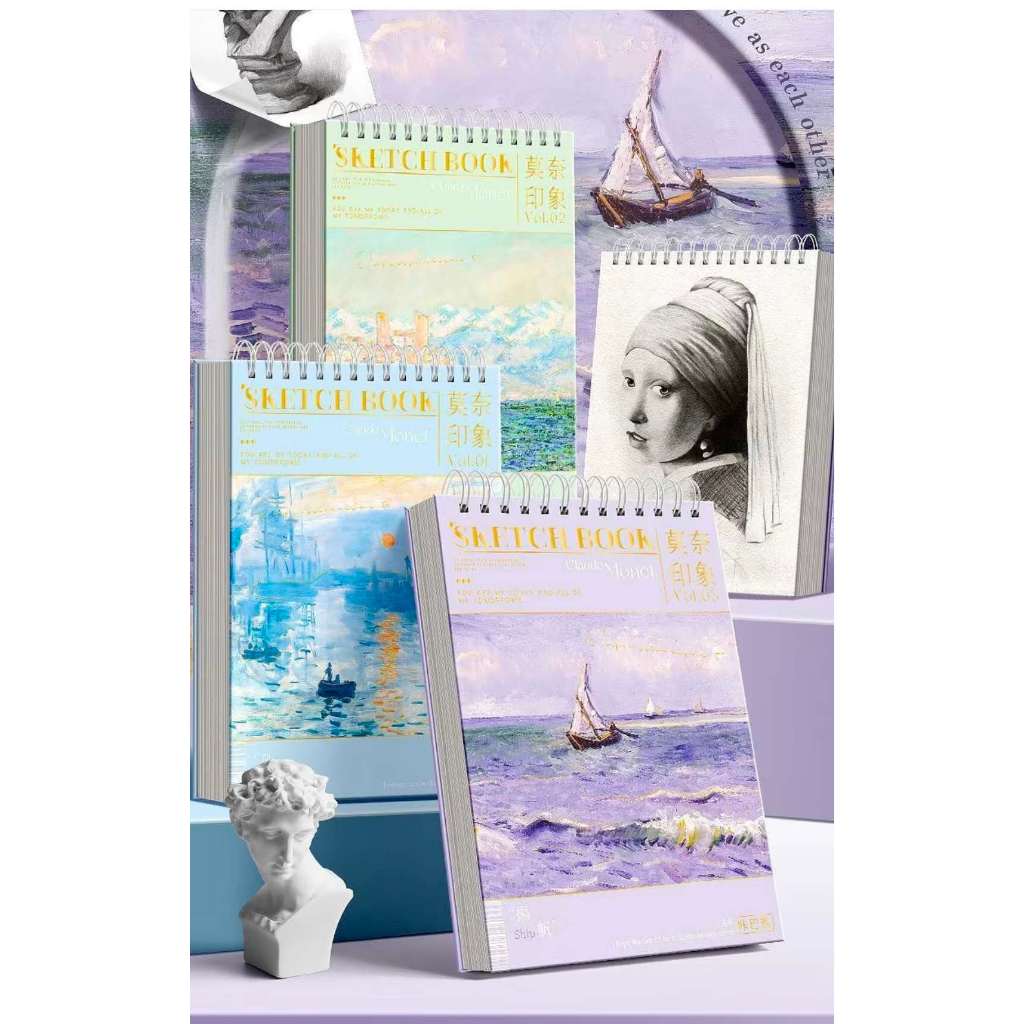 caderno de desenho 60folhas (120 páginas )espessado sketchbook 140g para estudantes 2088-2240 em Oferta na Shopee