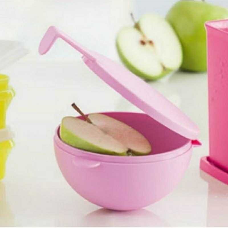 Conserva Metade Redondo 200ml rosa Tupperware porta metades - Novo - Origina
