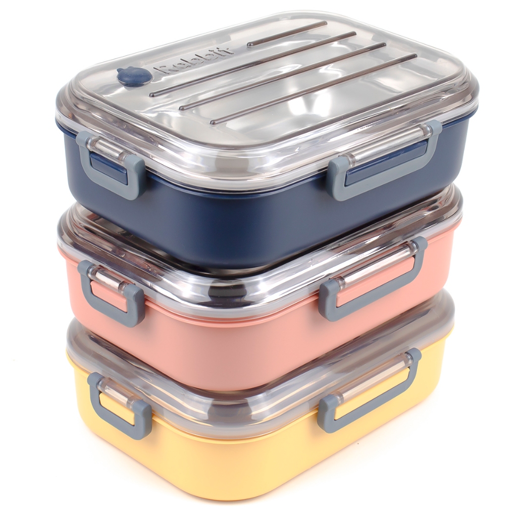 Marmita Pote Hermético Grande Lancheira Inox Plástico 1200ml em Oferta na Shopee