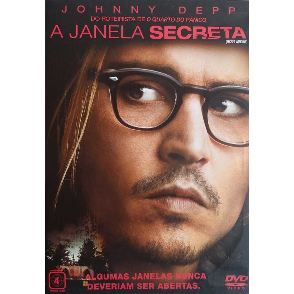 A JANELA SECRETA DVD JOHNNY DEPP MARIA BELLO STEPHEN KING