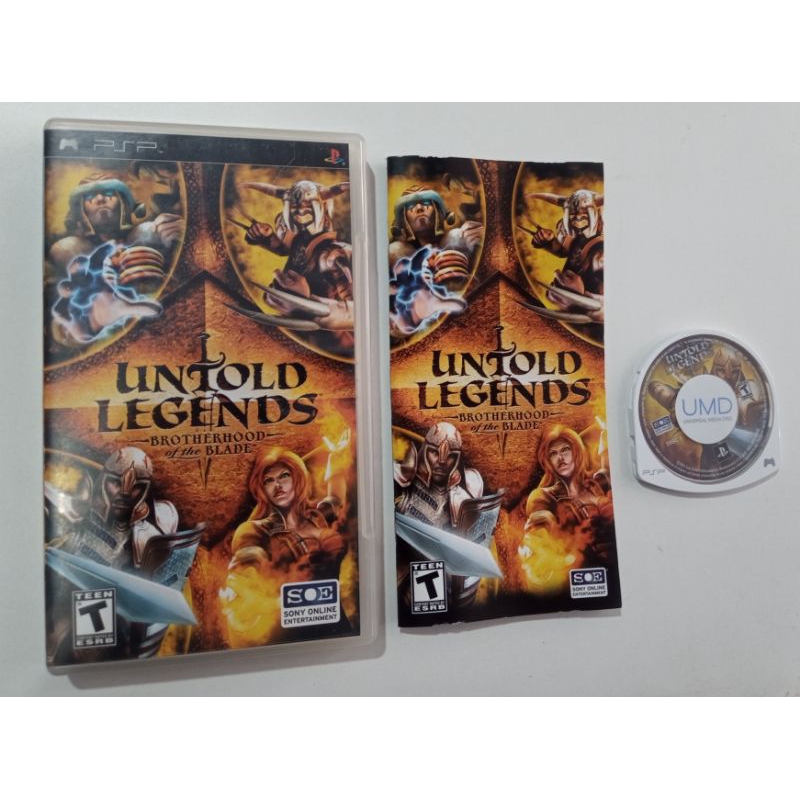 Jogo - Untold Legends Brotherhood Of The Blade - PSP