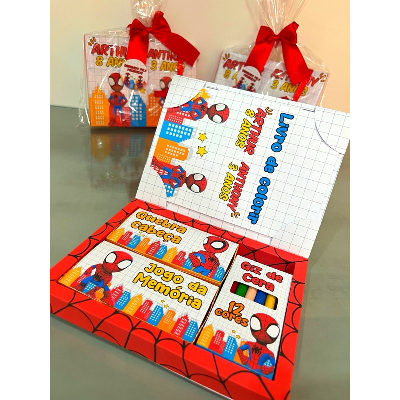 Kit Diversão - Homem Aranha Baby