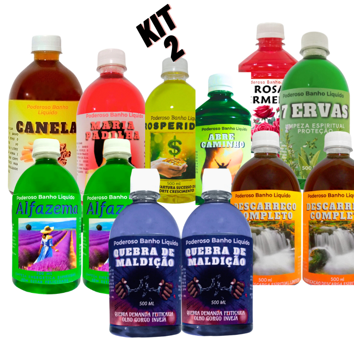 KIT 2 Banho Espiritual    Anil - Descarrego  - Limpeza  Proteção Energética em Oferta na Shopee