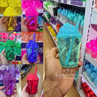 15 unds Copo 200ml Canudo e Tampa Chantilly Festa Acrilico em Oferta na Shopee