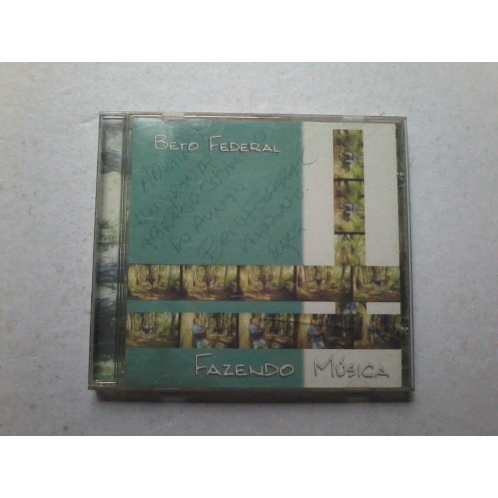 cd Beto Federal - Fazendo Música - Autografado