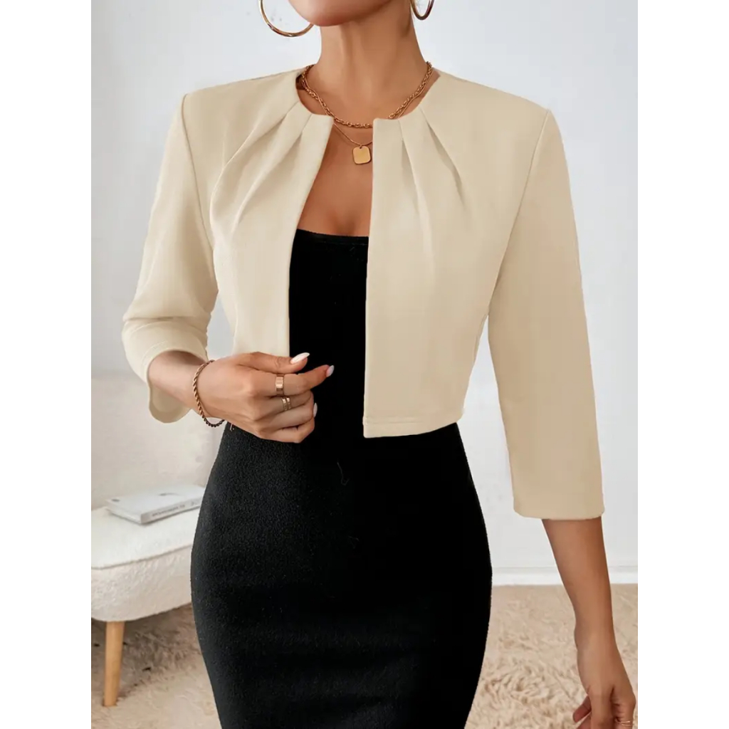 Jaqueta de Alfaiataria Elengante Novidade em Oferta na Shopee