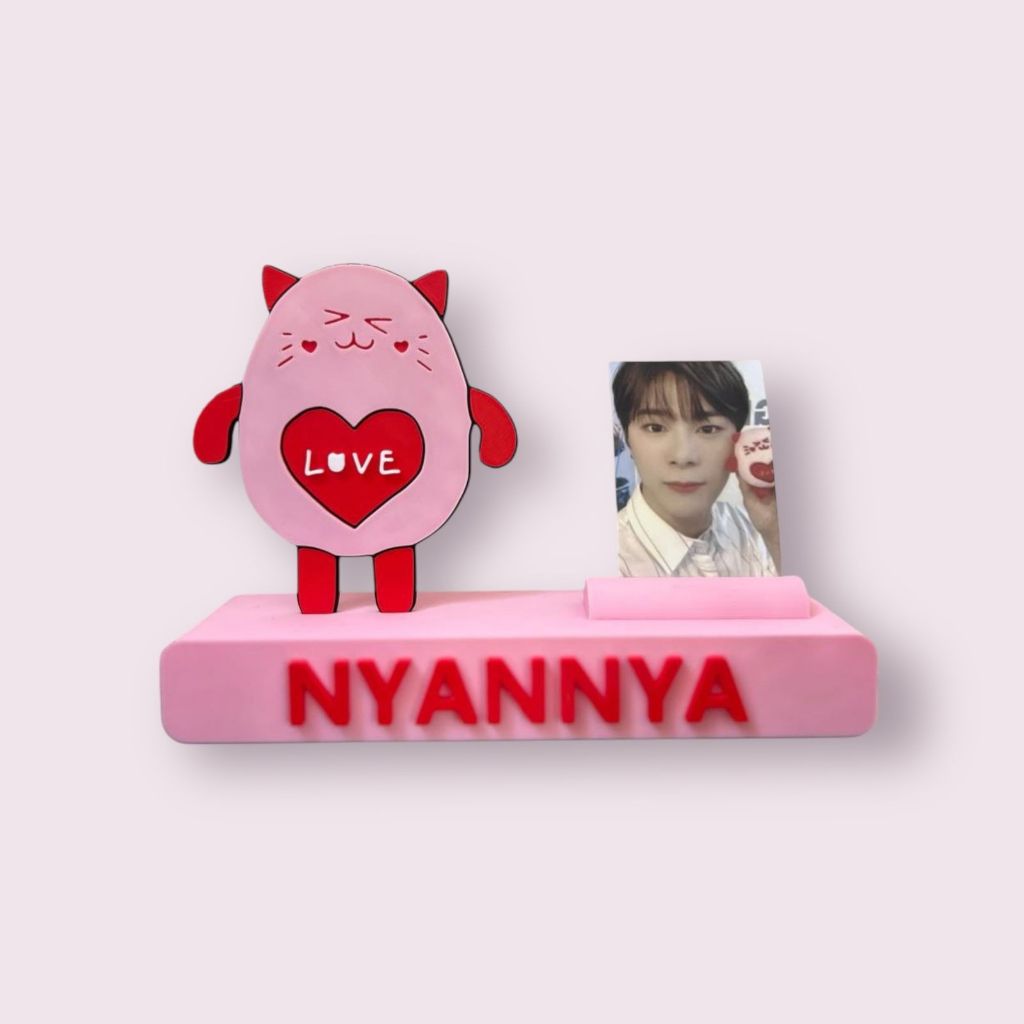 Base photocard versão mascote Nyannya- Bin (Moon Bin ) Astro Kpop