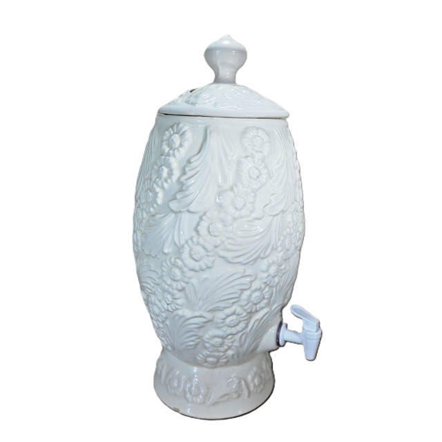 Filtro Água Louça Talha Antiguidade Raro 47x21cm 3,4kg