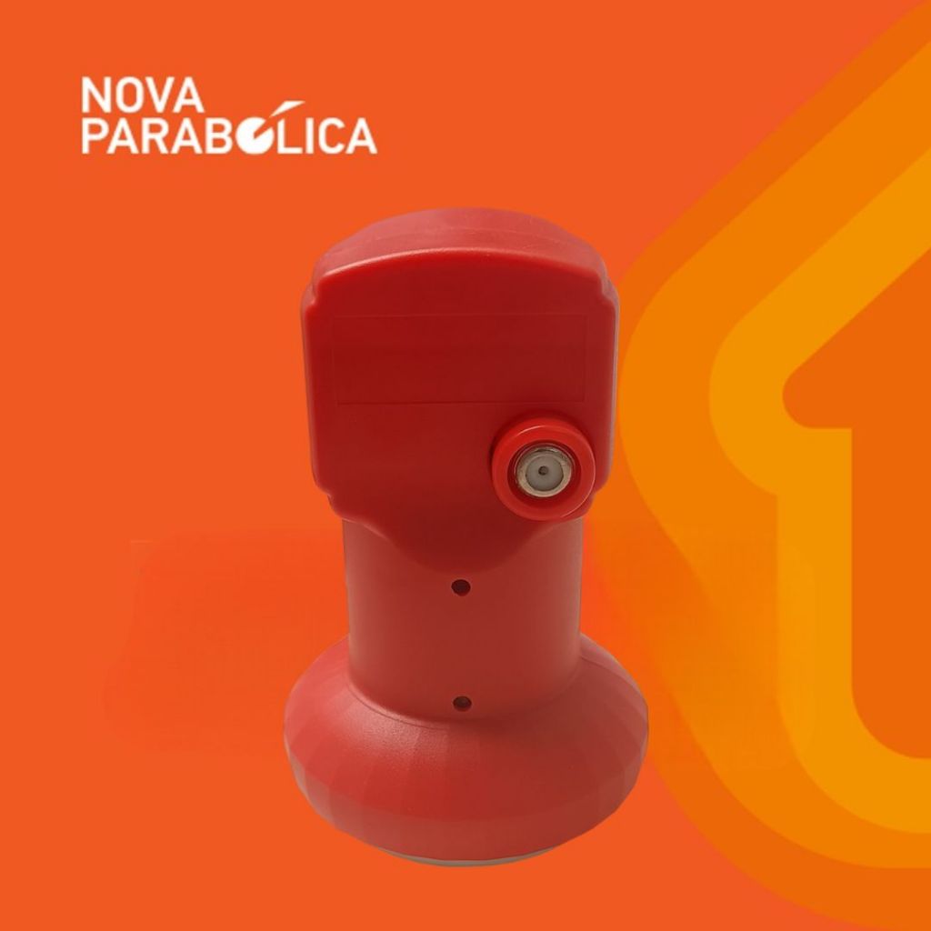 Lnbf Simples mono Universal Ku Vivensis Digital 1 Ponto saída Alto Ganho HD 1 TV Nova Parabólica
