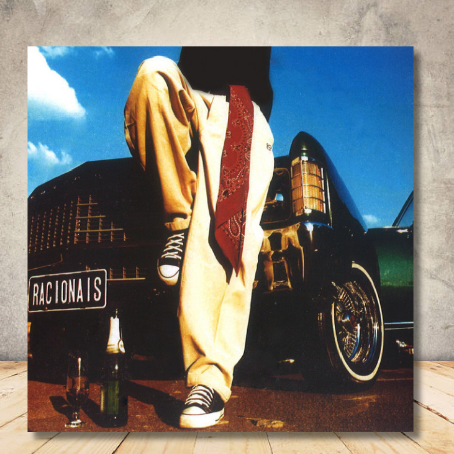 Quadro Placa Decorativa Racionais MC's Nada Como Um Dia Após O Outro Dia Albuns de Rap quadrado