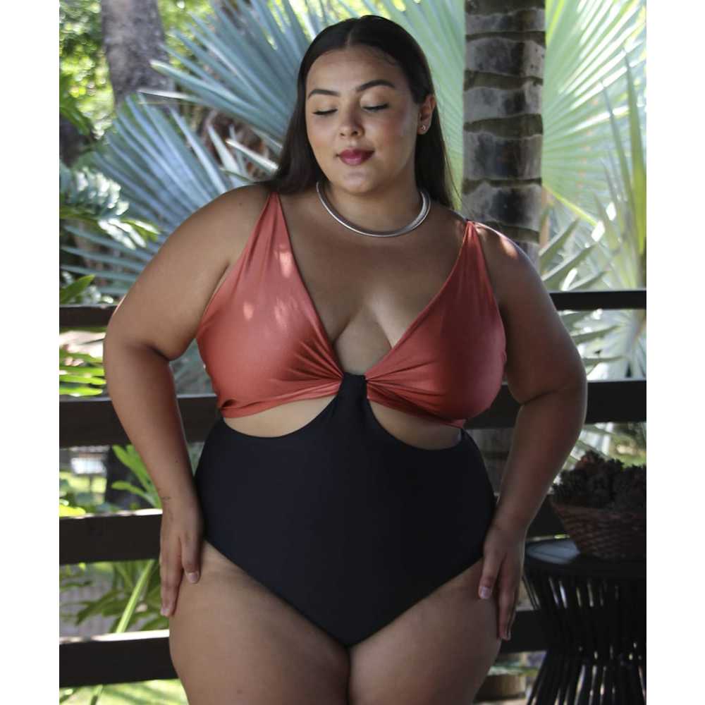 Body Maiô Engana Mamãe Extra Grande 3D Texturizado