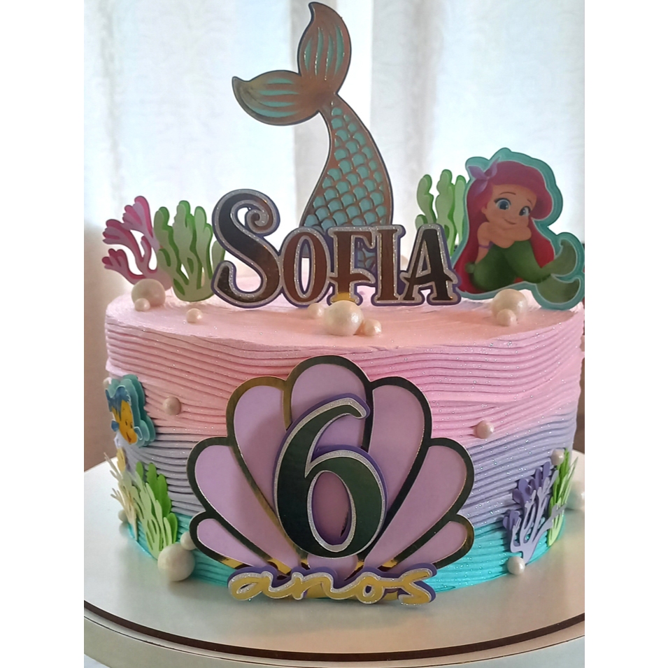 Bolo Princesa Ariel Pequena Sereia: Onde Comprar | BuscaProdutos
