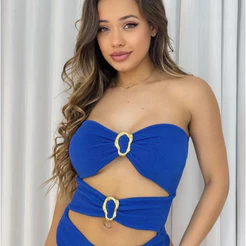 Body Feminino Maio Com Fivela BOJO Tomara Que Caia Versátil Pará Qualquer Ocasiões