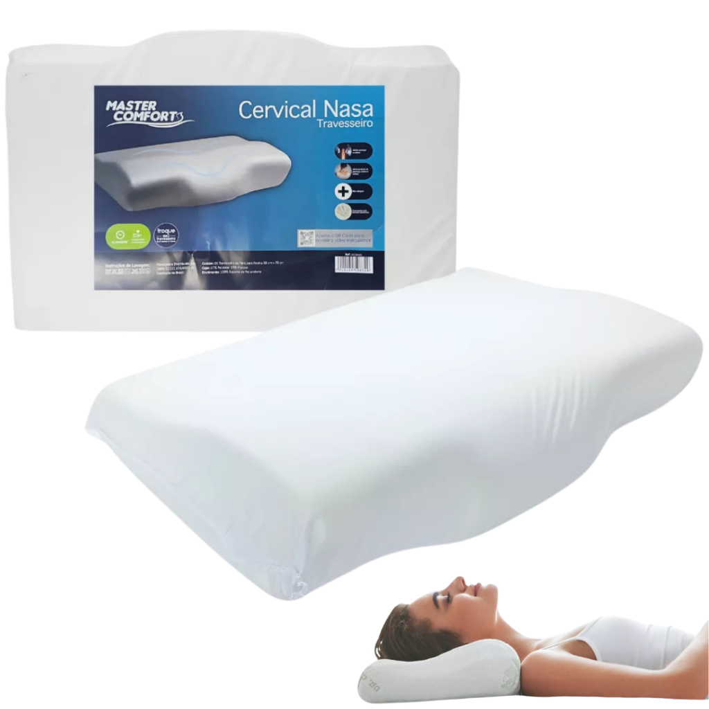 TRAVESSEIRO NASA CERVICAL ORTOPETICO PARA COLUNA 01 UN