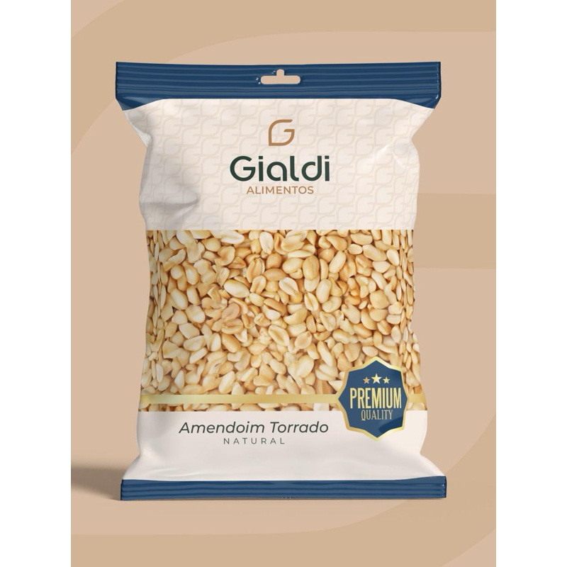 Amendoim Torrado Gialdi Natural ( SEM SAL ) Premium em Oferta na Shopee