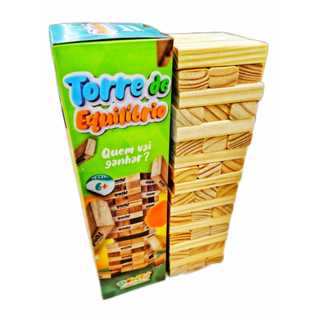 Jogo Torre de Equilíbrio, Caiu Perdeu , Jenga ,Torremoto, Torre Maluca, Jogos Educativos Infantil em Oferta na Shopee