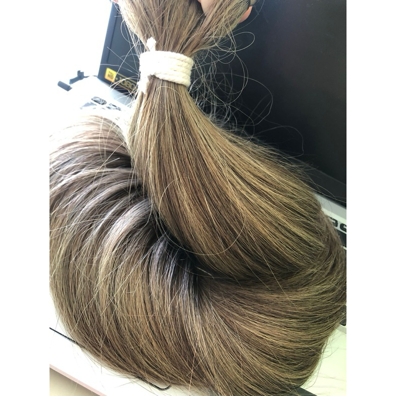 Cabelo russo semi humano ✨75/85cm 200g✨mega hair morena iluminada aplique fibra russa humanizado cabelo orgânico extensã