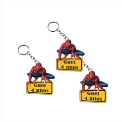 Chaveiro Personalizado Homem Aranha em MDF Lembrancinhas festas, aniversario