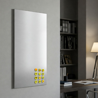 Painel Metálico 50X35cm CINZA Mural De Fotos e recados + 12 Imãs em Oferta na Shopee