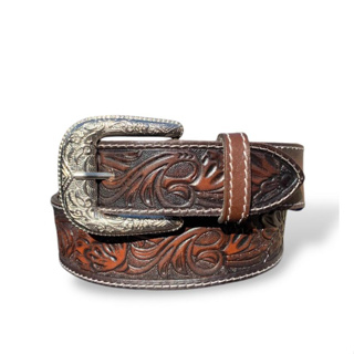 Cinto Masculino De Couro Country Entalhado Básico em Oferta na Shopee