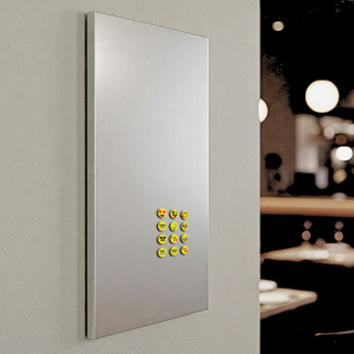 Painel Metálico 100x60cm CINZA Mural De Fotos Recados Notas Lembretes Quadro + 12 Imãs em Oferta na Shopee