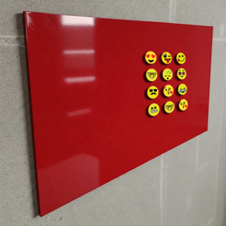 Painel Metálico 70X45cm VERMELHO Mural De Fotos e recados + 12 Imãs em Oferta na Shopee