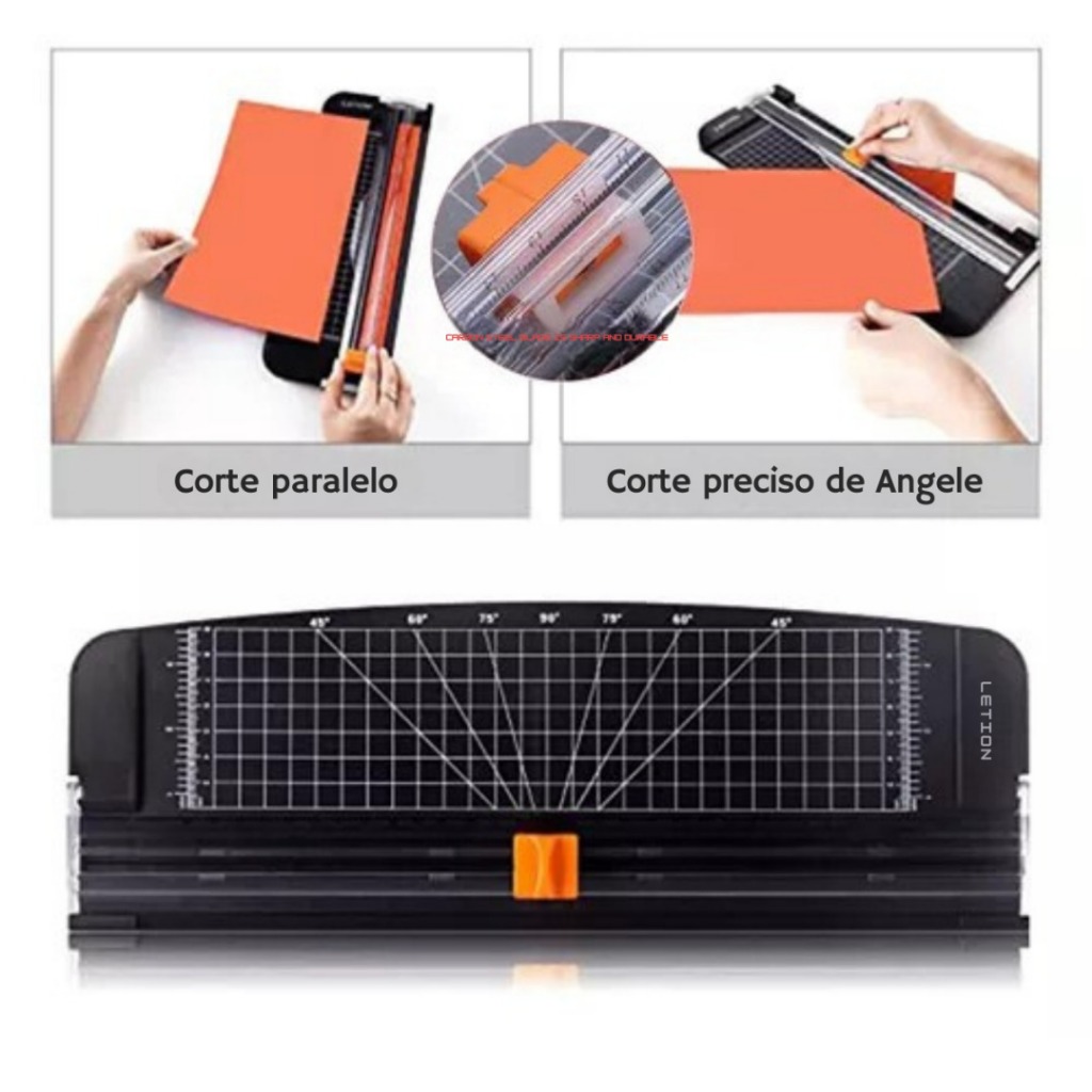 Guilhotina Refiladora De Mesa Cortador De Papel A4
