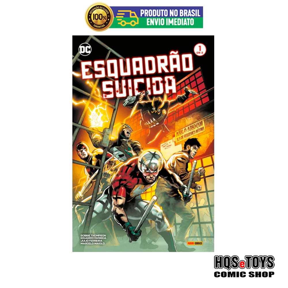 Esquadrão Suicida volume 1 152 páginas Novo Pacificador Dc Comics Editora Panini HQ hqsetoys