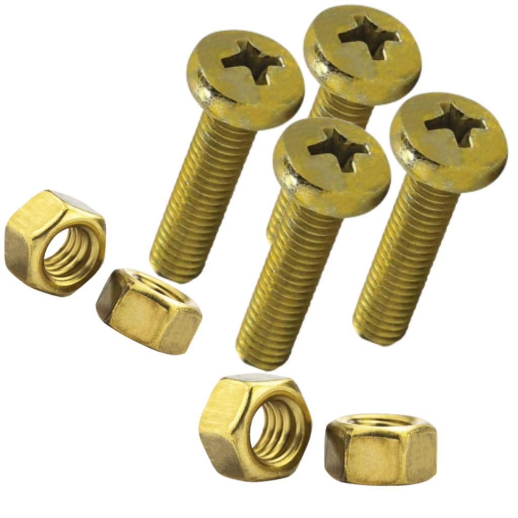 Parafuso Cabeça Panela Phillips M2 X 10 com Porca Pacote 50 peças