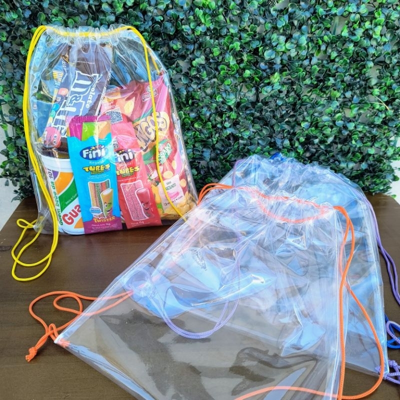 Kit bolsa/mochila/sacochila em cristal para festa, lembrancinha em cristal
