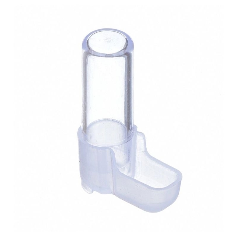 kit 3 Bebedouro Gota para torneio e medicação - Cristal - 8ml malha fina coleiro tiziu curio bicudo