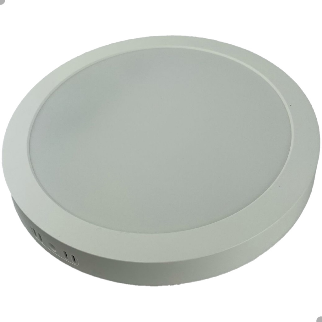 Plafon Painel de LED redondo de sobrepor 30cm - 25W - 6500k - Marca Lorben