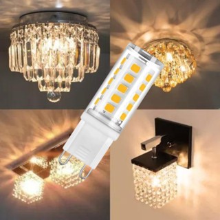 Kit Lâmpada Led G9 Halopim Bipino 5w 6w 7w Branco Quente Frio 110/220V Lustre Pendentes 1/3/5UN ALTO em Oferta na Shopee