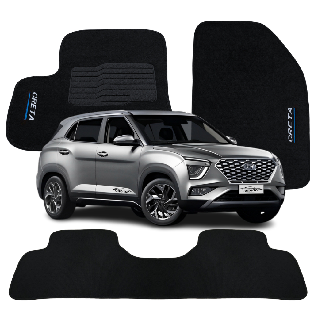 Jogo Tapete Carpete Hyundai Creta 1.0  Turbo, Creta 1.6, Creta 2.0 Ano 2022 2023 2024 2025 2026 em Oferta na Shopee