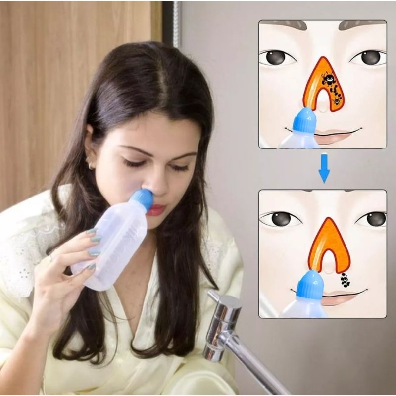 Lavador Nasal Higienizador Lavagem Sinusite Adulto e Infantil 240ml em Oferta na Shopee