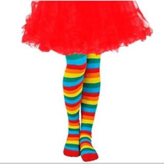 Meia Calça Arca Iris Listrada Infanto Juvenil em Oferta na Shopee