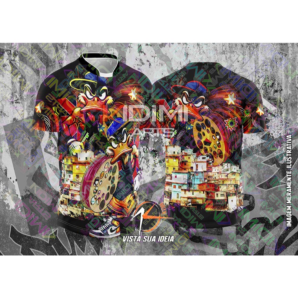 Camiseta Personalizada Arte do Relo Combate Pipeiros Duck´s Maloka.