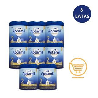 Aptamil Premium 2 800g - 8 latas em Oferta na Shopee